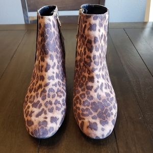 Libby & Sam Leopard Booties